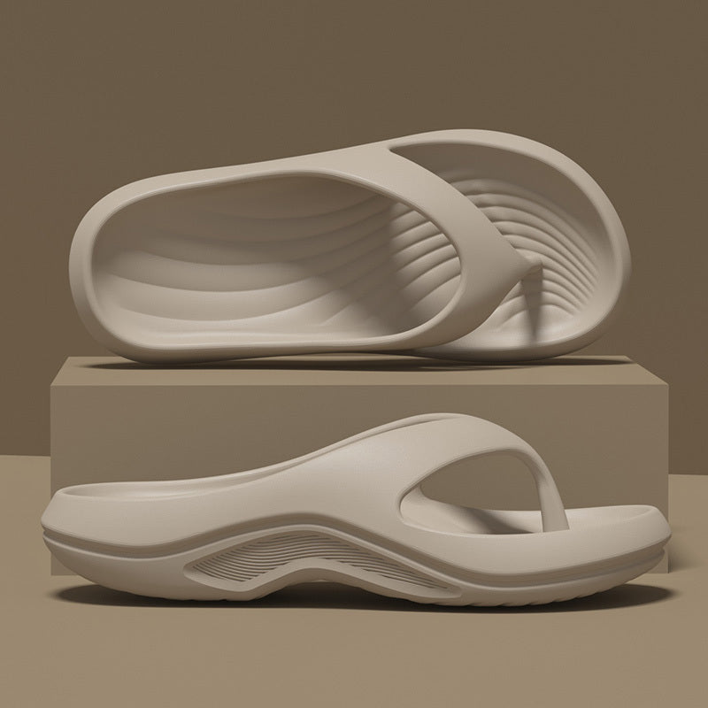 New Summer Fashion EVA Slippers, Outdoor Clip-Toe Beach Shoes, Plus Size Flip-Flops for Men,, and Couples, Men Shoes