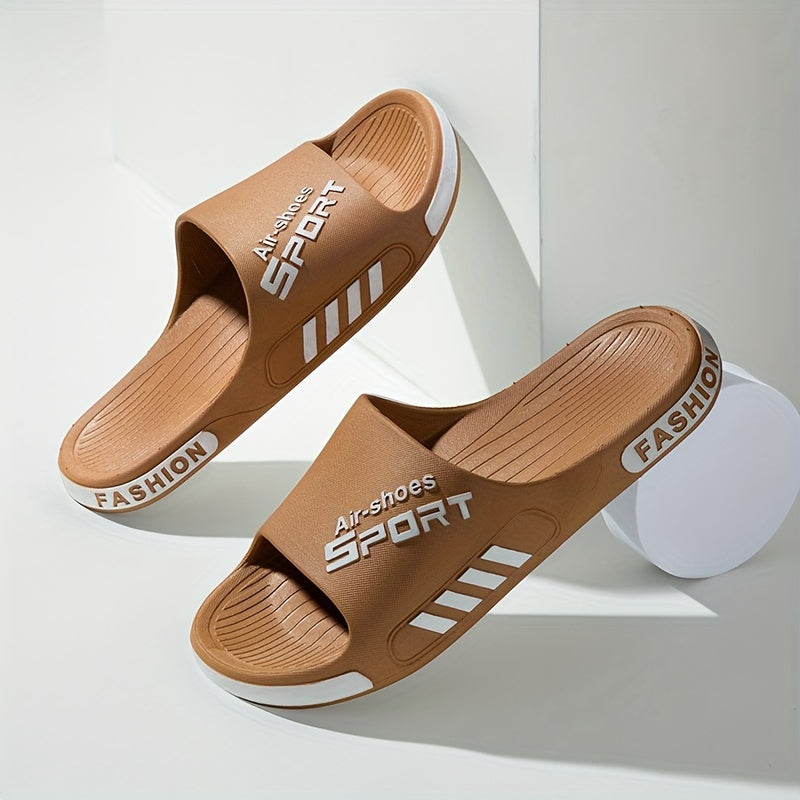 Comfortable Unisex Soft PVC Sole Slides - Casual Non-Slip Sandals for Indoor Outdoor Beach Shower - Toe Design And Comfortable Fit - Perfect for Summer Outdoor Activities And Indoor Leisure