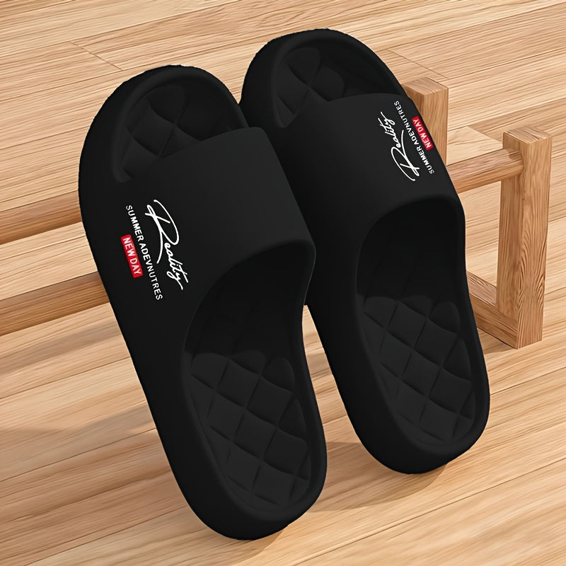 Cloud-Like Soft, EVA Comfortable And Lightweight Slippers, Home And Outdoor Slippers, Men'S And Women'S Couple Two-Color, Easy Bathroom Slippers, Men'S Slippers, Fashionable Slippers, Suitable for All 4 Seasons, Men'S Outdoor Slippers