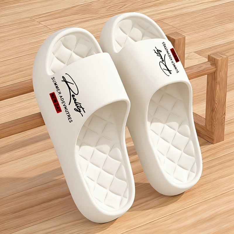 Cloud-Like Soft, EVA Comfortable And Lightweight Slippers, Home And Outdoor Slippers, Men'S And Women'S Couple Two-Color, Easy Bathroom Slippers, Men'S Slippers, Fashionable Slippers, Suitable for All 4 Seasons, Men'S Outdoor Slippers